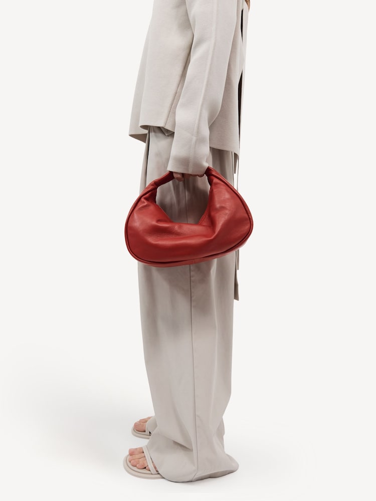 St Agni Red Soft Bon Bon Bag - Image 2 of 12