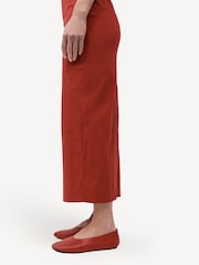 St Agni Red Soft Sculptural Dress - Image 7 of 7