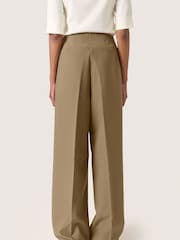Soaked in Luxury Green Corinne High Waisted Wide Legs Trousers - Image 2 of 6