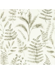 Clarke & Clarke Natural Marianne Bracken Wallpaper Sample - Image 1 of 1