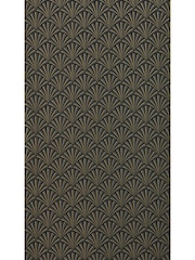 Clarke & Clarke Noir Lusso Chrysler Wallpaper Sample - Image 1 of 1