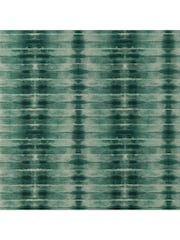 Clarke & Clarke Teal Lusso Etera Wallpaper Sample - Image 1 of 1