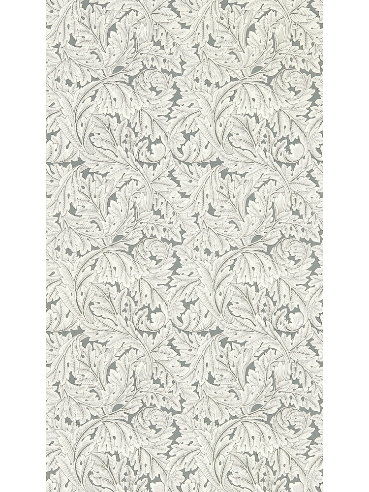 Clarke & Clarke Slate William Morris Acanthus Wallpaper Sample - Image 1 of 1