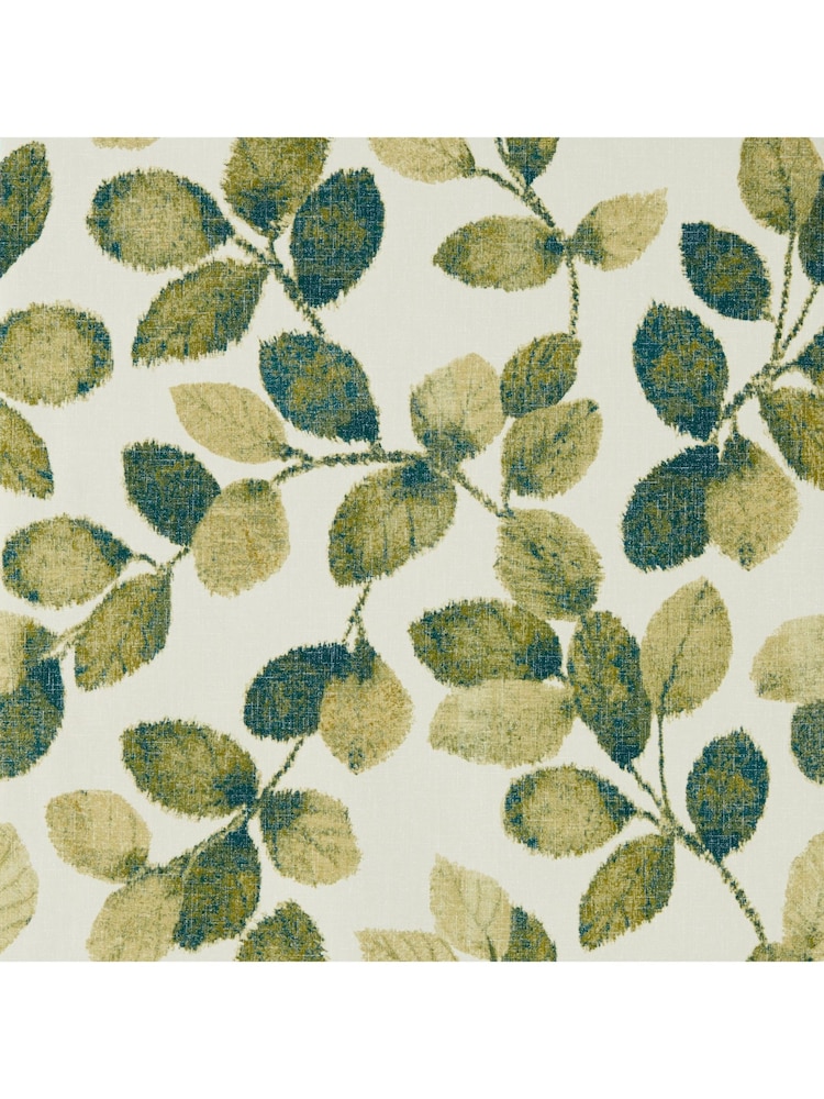 Clarke & Clarke Olive Peacock Marianne Northia Wallpaper Sample - Image 1 of 1