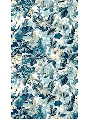 Clarke & Clarke Denim Ivory Marianne Lilum Wallpaper Sample - Image 1 of 1