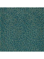 Clarke & Clarke Teal Lusso Corallino Wallpaper Sample - Image 1 of 1