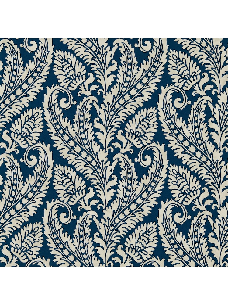 Clarke & Clarke Denim Marianne Regale Wallpaper Sample - Image 1 of 1