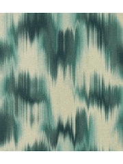 Clarke & Clarke Teal Lusso Colorante Wallpaper Sample - Image 1 of 1
