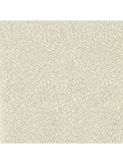 Clarke & Clarke Ivory Lusso Corallino Wallpaper Sample - Image 1 of 1