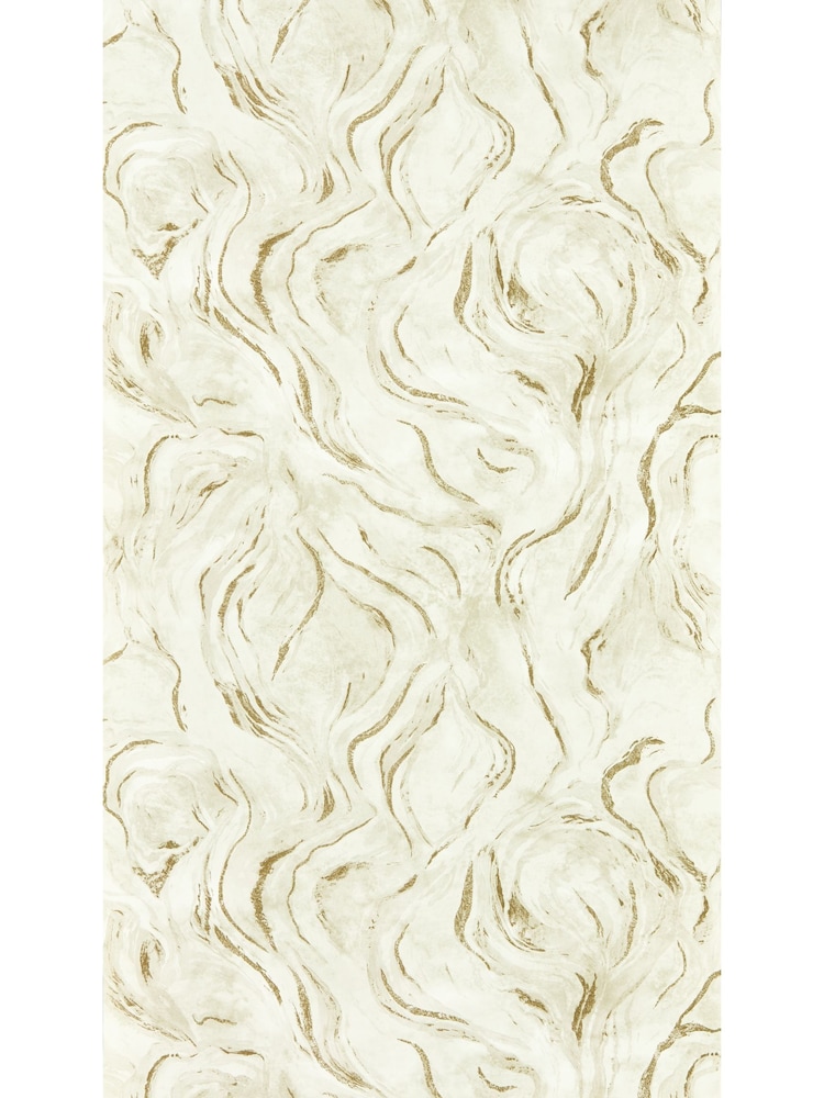 Clarke & Clarke Linen Lusso Lavico Wallpaper Sample - Image 1 of 1