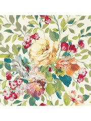 Clarke & Clarke Multi Exotica 2 Bloom Wallpaper Sample - Image 1 of 1