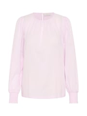 Kaffe Pink KAroca Long Sleeve Swiss Dot 100% Cotton Blouse - Image 4 of 5