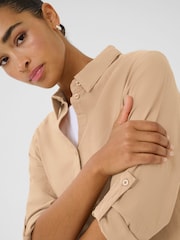 Kaffe Casual Fit Natural KAnaya Long Sleeve 100% Cotton Shirt - Image 3 of 5
