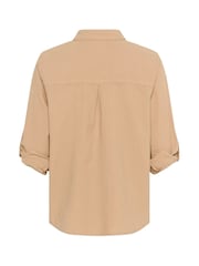 Kaffe Casual Fit Natural KAnaya Long Sleeve 100% Cotton Shirt - Image 5 of 5