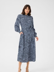 Kaffe KApollie Button Pocket Maxi Dress - Image 1 of 5