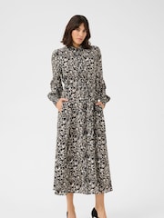 Kaffe KApollie Button Pocket Maxi Dress - Image 1 of 5
