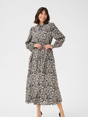 Kaffe KApollie Button Pocket Maxi Dress - Image 2 of 5