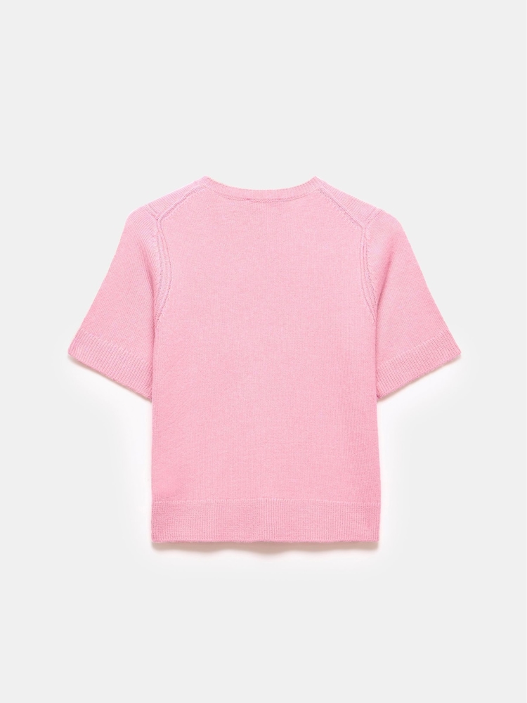 Mint Velvet Pink Wool Blend Knit Top - Image 8 of 8