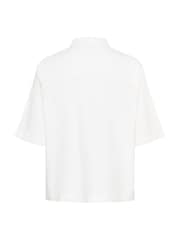 Kaffe KAnaya Short Sleeve 100% Cotton Pocket White Shirt - Image 5 of 5