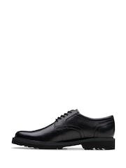 Clarks Black Black Leather Berwick Lace Shoes - Image 2 of 6