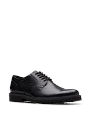 Clarks Black Black Leather Berwick Lace Shoes - Image 3 of 6