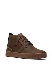 Clarks Green Khaki Nubuck Streethill Mid Boots - Image 3 of 6