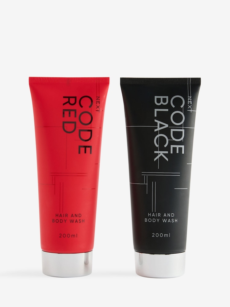 Code Red and Code Black 200ml Hair and Body Wash Gift Set - Image 4 of 4 Code Red and Code Black 200ml Hair and Body Wash Gift Set - Image 4 of 4