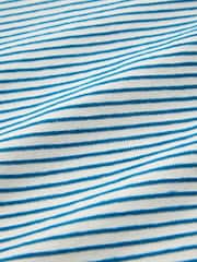 Blue/Tan/Stripe Relaxed Fit Short Sleeve T-Shirts 3 Pack (3-16yrs) - Image 7 of 7