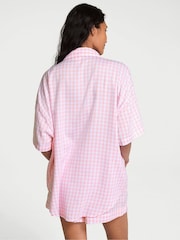Victoria's Secret Pretty Blossom Pink Gingham Modal Short Pyjama Set - Image 2 of 2