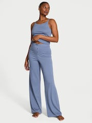 Victoria's Secret Moonlight Blue Pointelle Modal Pyjama Set - Image 1 of 2