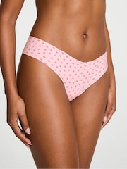 Victoria's Secret Purest Pink Dot Thong Knickers - Image 1 of 3