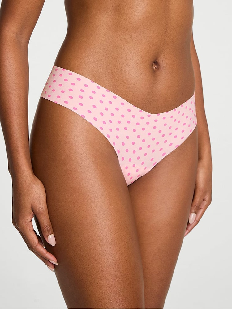 Victoria's Secret Purest Pink Dot Thong Knickers - Image 1 of 3