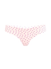 Victoria's Secret Purest Pink Dot Thong Knickers - Image 3 of 3