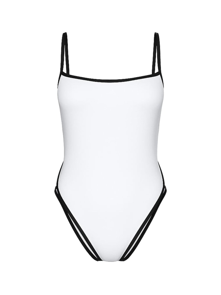 Victoria's Secret White Scuba Scoop Swimsuit - Image 3 of 3