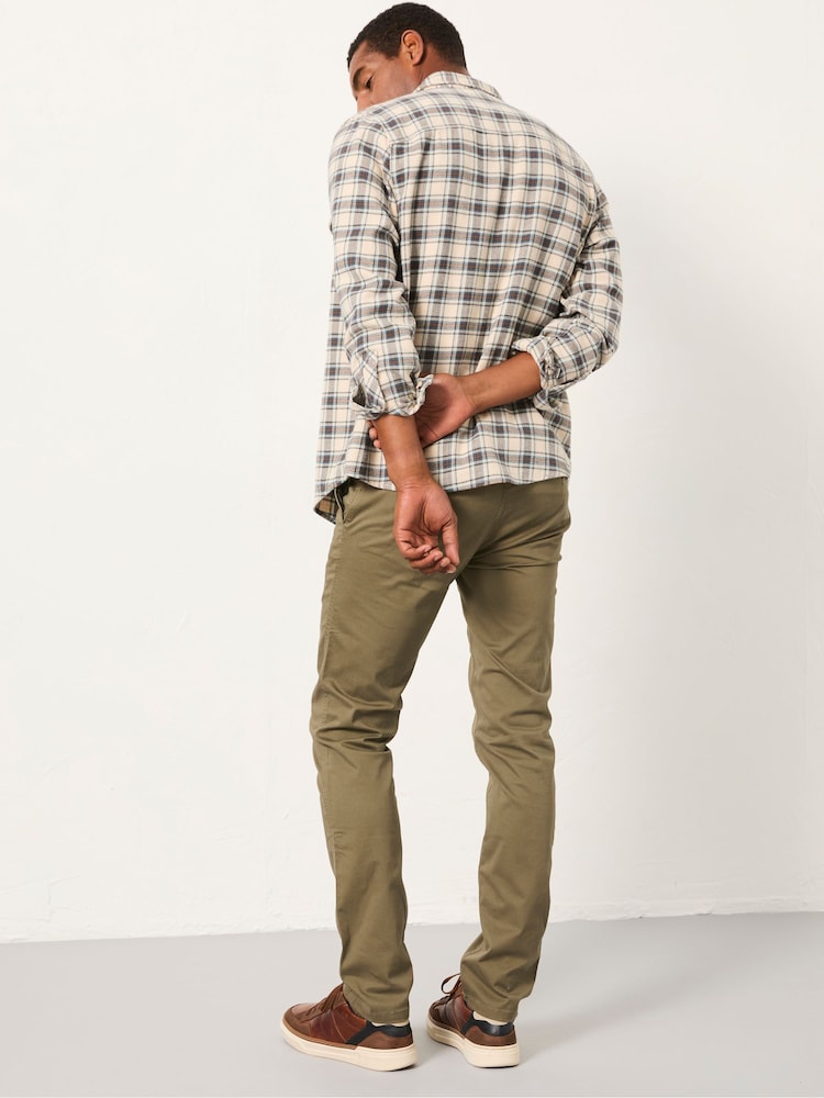 FatFace Heyshott Green Slim Chinos - Image 2 of 6