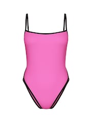 Victoria's Secret Ultra Pink Scuba Scoop Swimsuit - Image 3 of 3