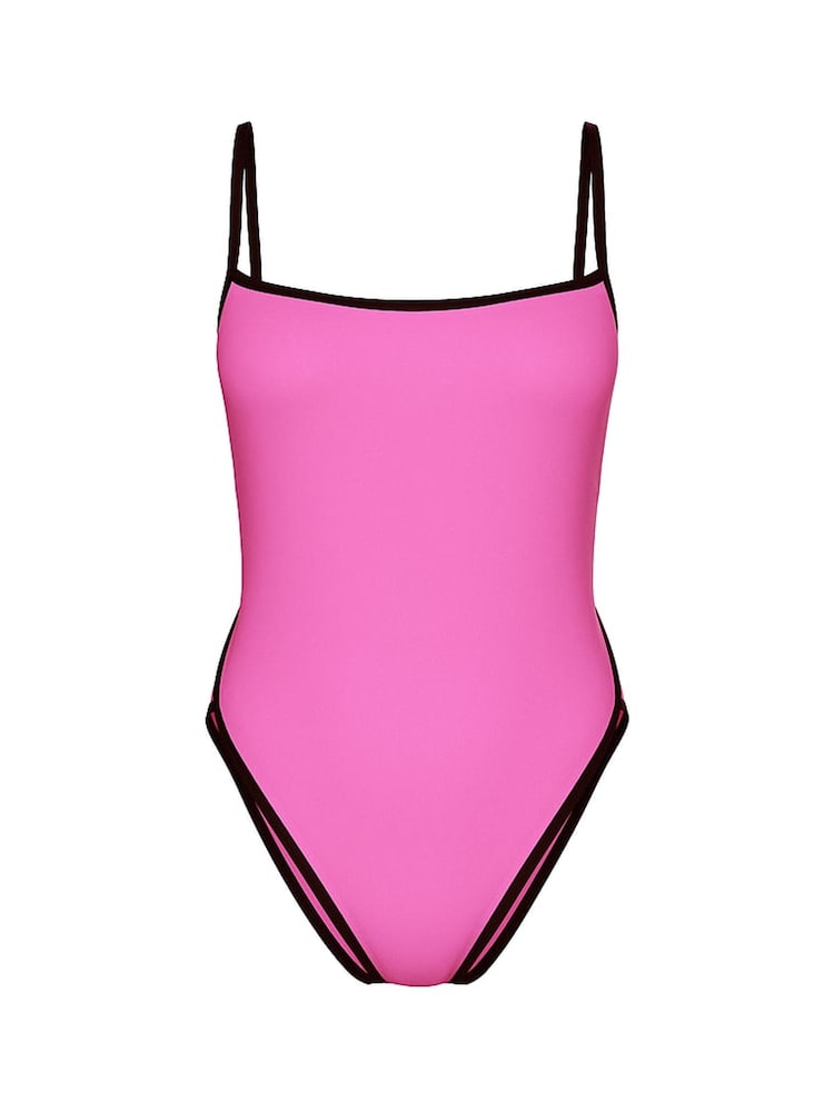 Victoria's Secret Ultra Pink Scuba Scoop Swimsuit - Image 3 of 3