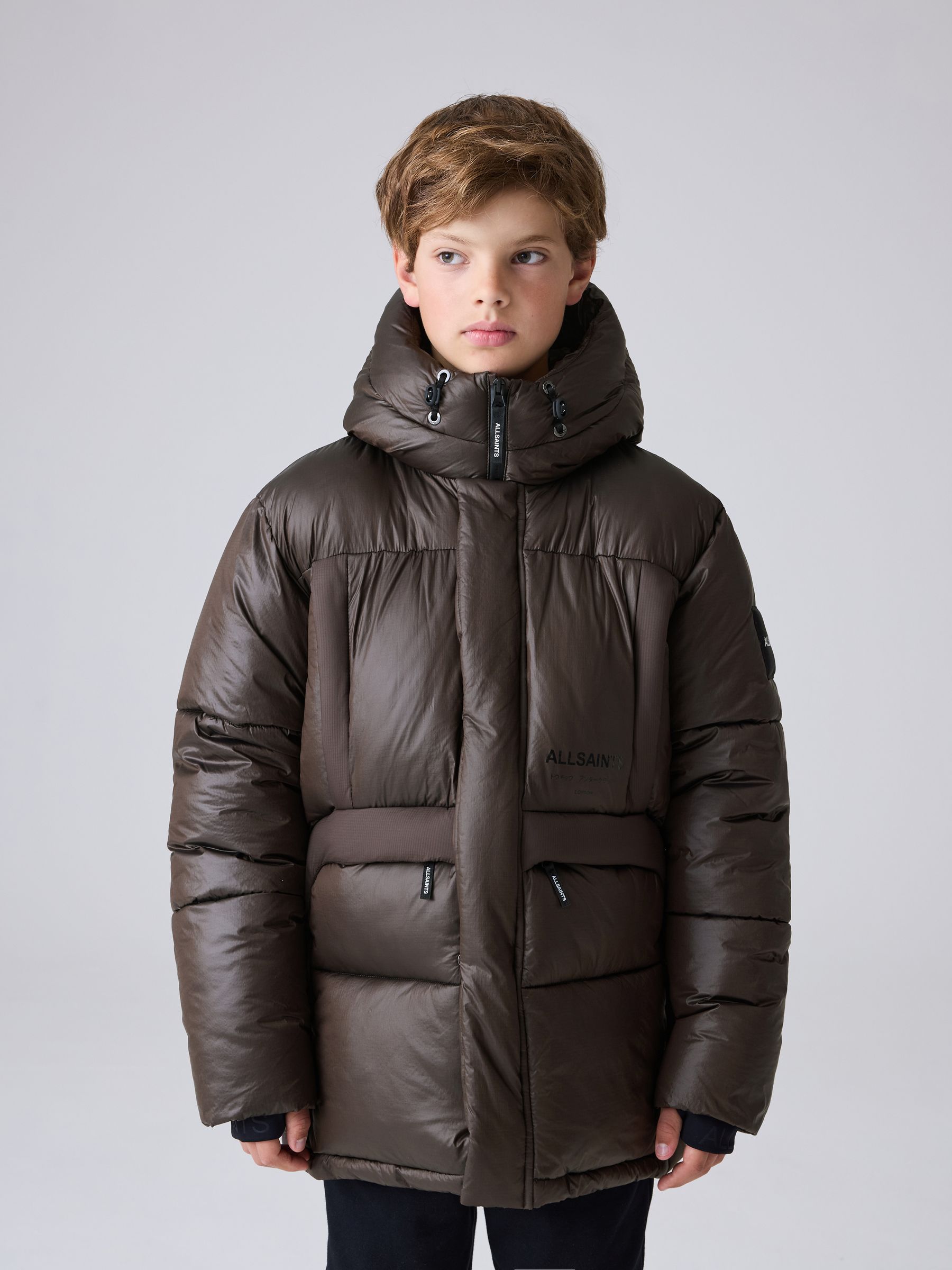 Buy smALLSAINTS Brown Ripstop Padded Coat from Next Romania