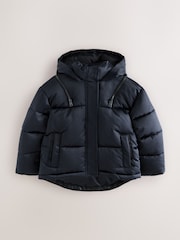 smALLSAINTS Navy Chelsea Padded Coat - Image 10 of 16