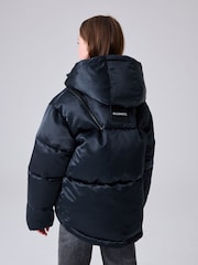 smALLSAINTS Navy Chelsea Padded Coat - Image 4 of 16