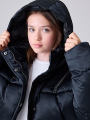 smALLSAINTS Navy Chelsea Padded Coat - Image 6 of 16