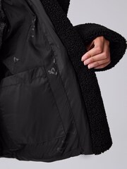 smALLSAINTS Black Padded Aviator Jacket - Image 8 of 16