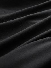Black Wide Leg Jersey Culottes - Image 7 of 8
