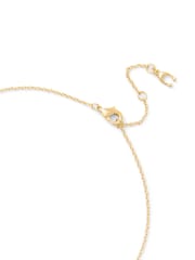 COACH Gold Tone Signature Floral Mini Charm Bib Necklace - Image 3 of 3