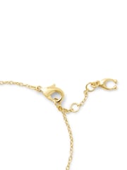 COACH Gold Tone Signature Floral Mini Charm Bracelet - Image 4 of 4