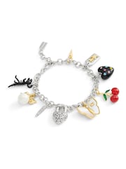 COACH Silver Tone Statement Signature Charm Bracelet - Image 2 of 4