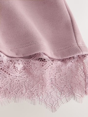 smALLSAINTS Pink Lee Lace Sweat Dress - Image 10 of 11