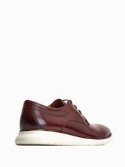 Base London Wing Lace Up Derby Brown Shoes - Image 3 of 6