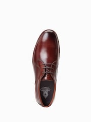 Base London Wing Lace Up Derby Brown Shoes - Image 4 of 6