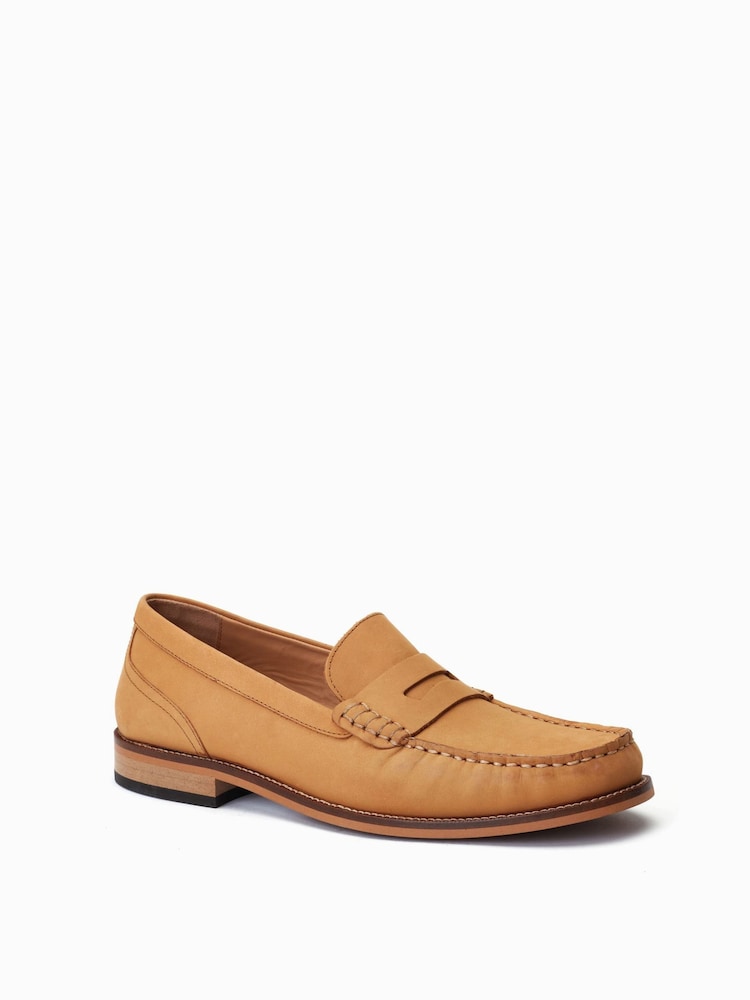 Base London Garfield Slip On Cream Loafers - Image 2 of 6
